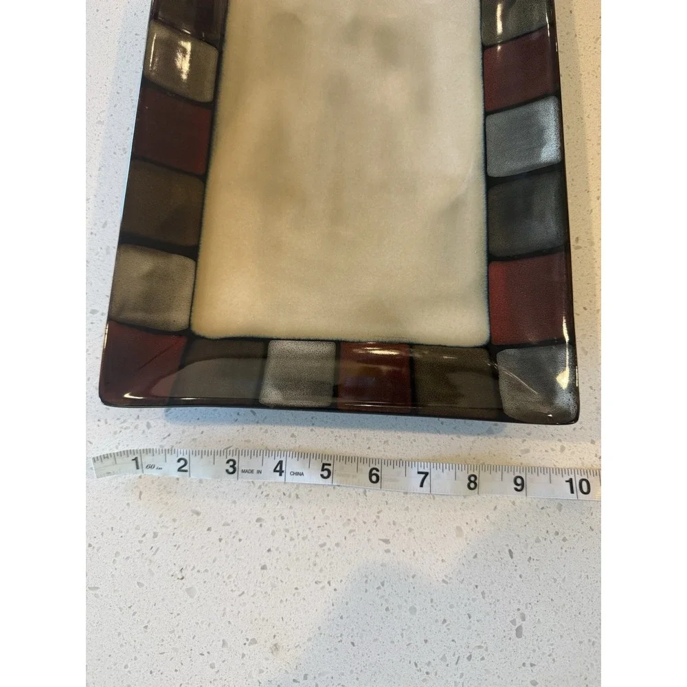 Pfaltzgraff Stoneware Taos Rectangular Serving Platter/Tray 9